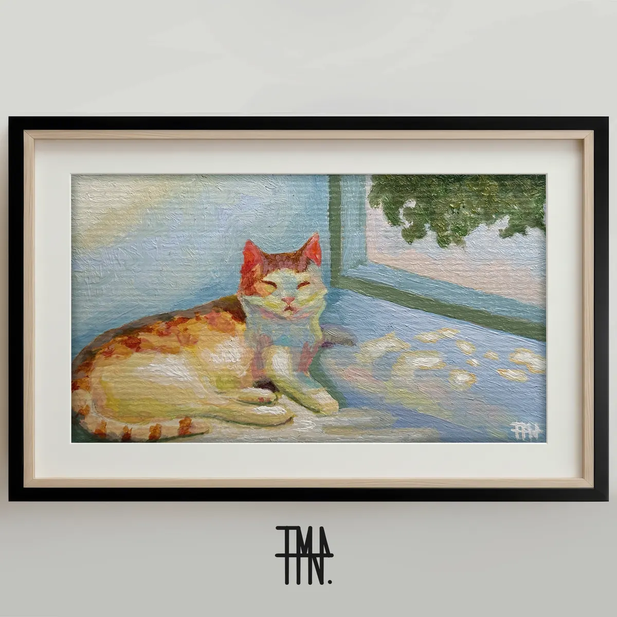Cat in the Doorway, Study No. 9